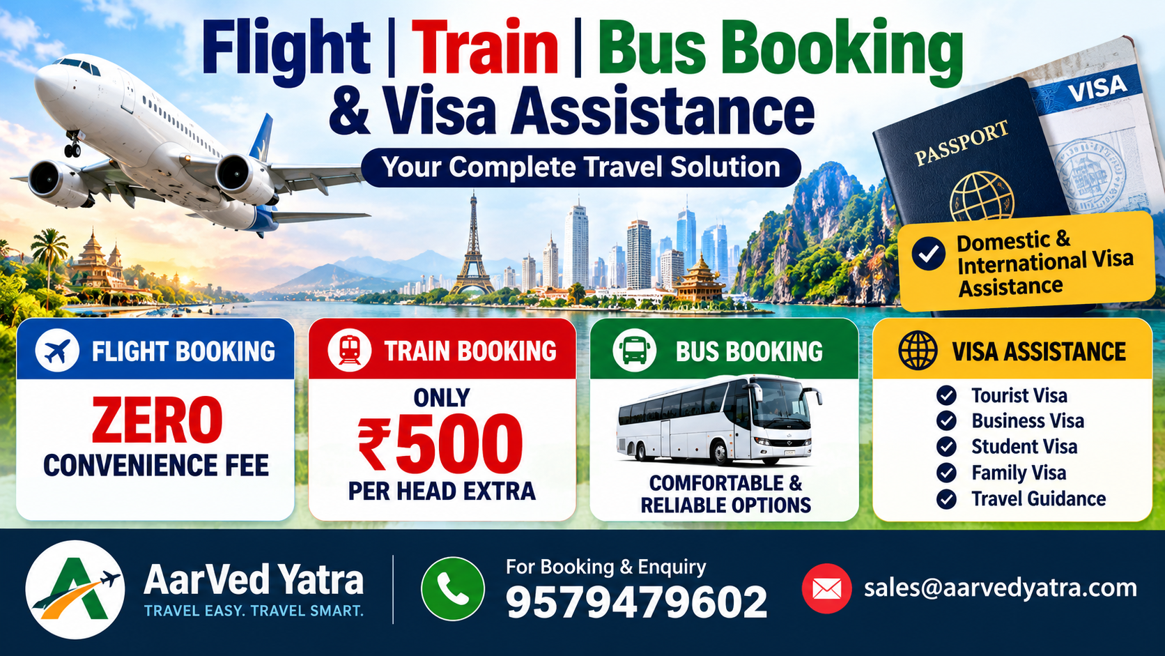 Flight/Train Tickets
